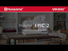 Máquina de coser y bordar HUSQVARNA® VIKING® Refurbished DESIGNER EPIC™ 2 en Indigo Ice -- Imagen del producto